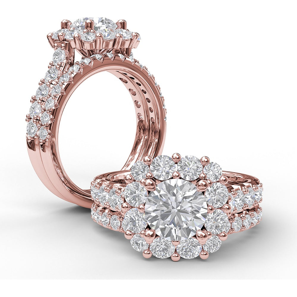 Shared-Prong Round Diamond Wedding Band by Fana - 0.34 Carat Total Diamond Weight