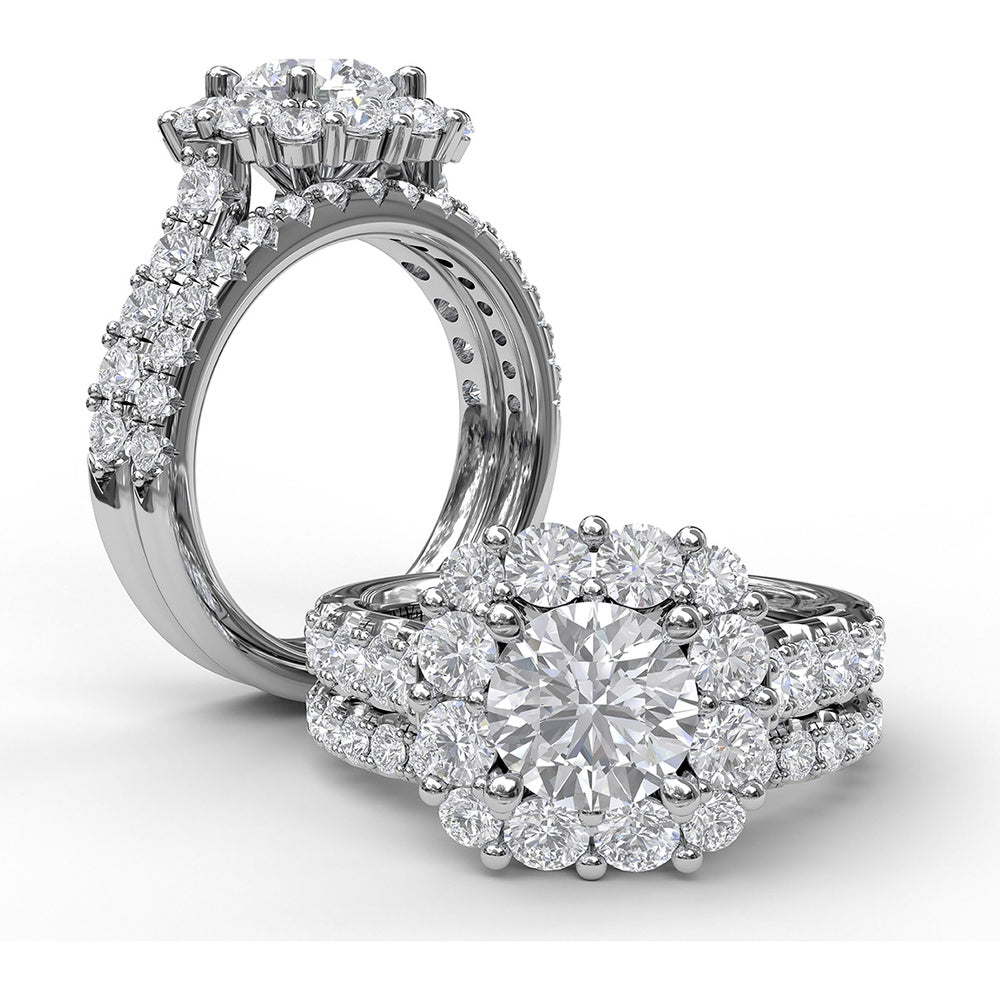 Shared-Prong Round Diamond Wedding Band by Fana - 0.34 Carat Total Diamond Weight