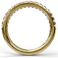 Shared-Prong Round Diamond Wedding Band by Fana - 0.34 Carat Total Diamond Weight