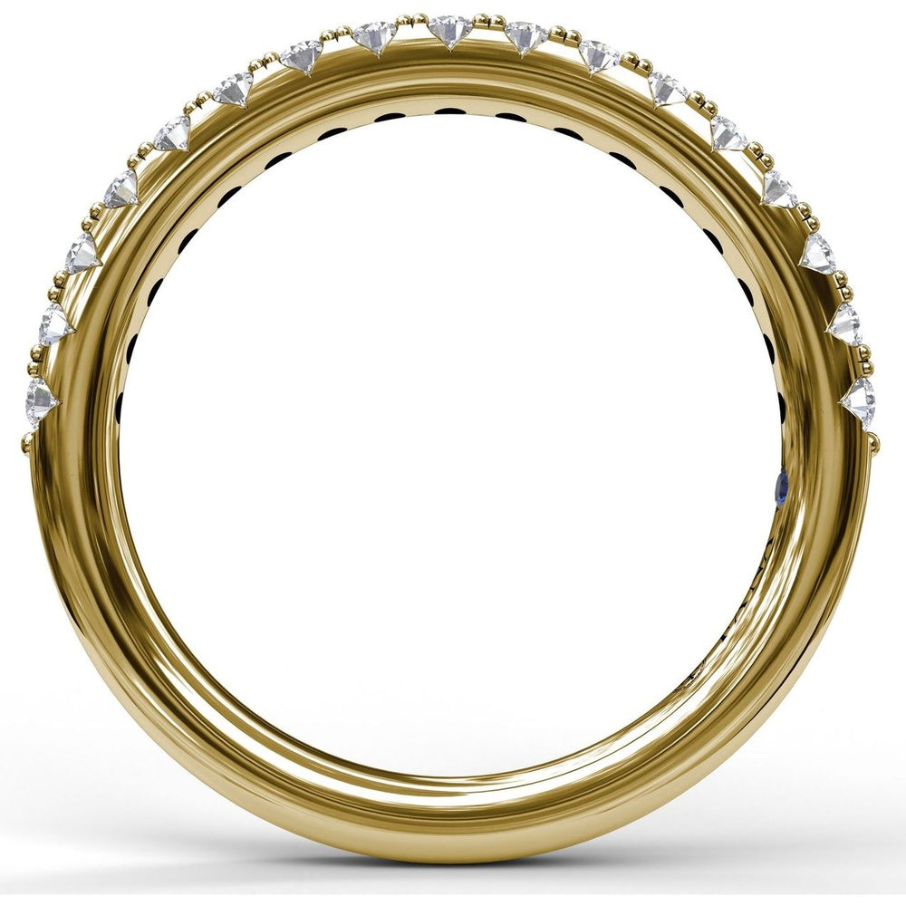 Shared-Prong Round Diamond Wedding Band by Fana - 0.34 Carat Total Diamond Weight