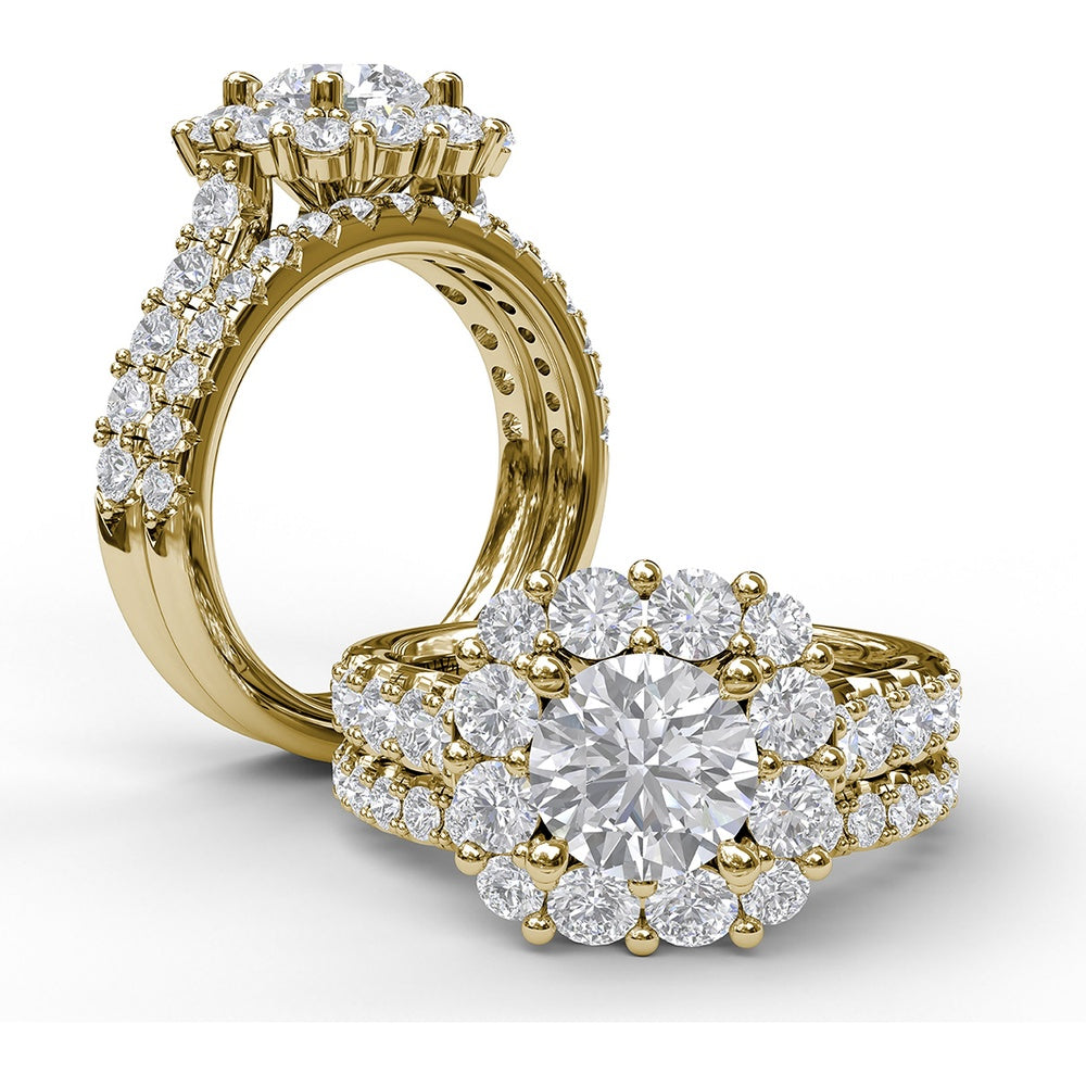 Shared-Prong Round Diamond Wedding Band by Fana - 0.34 Carat Total Diamond Weight