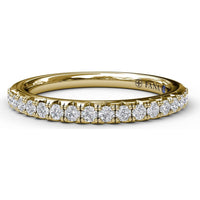Shared-Prong Round Diamond Wedding Band by Fana - 0.36 Carat Total Diamond Weight