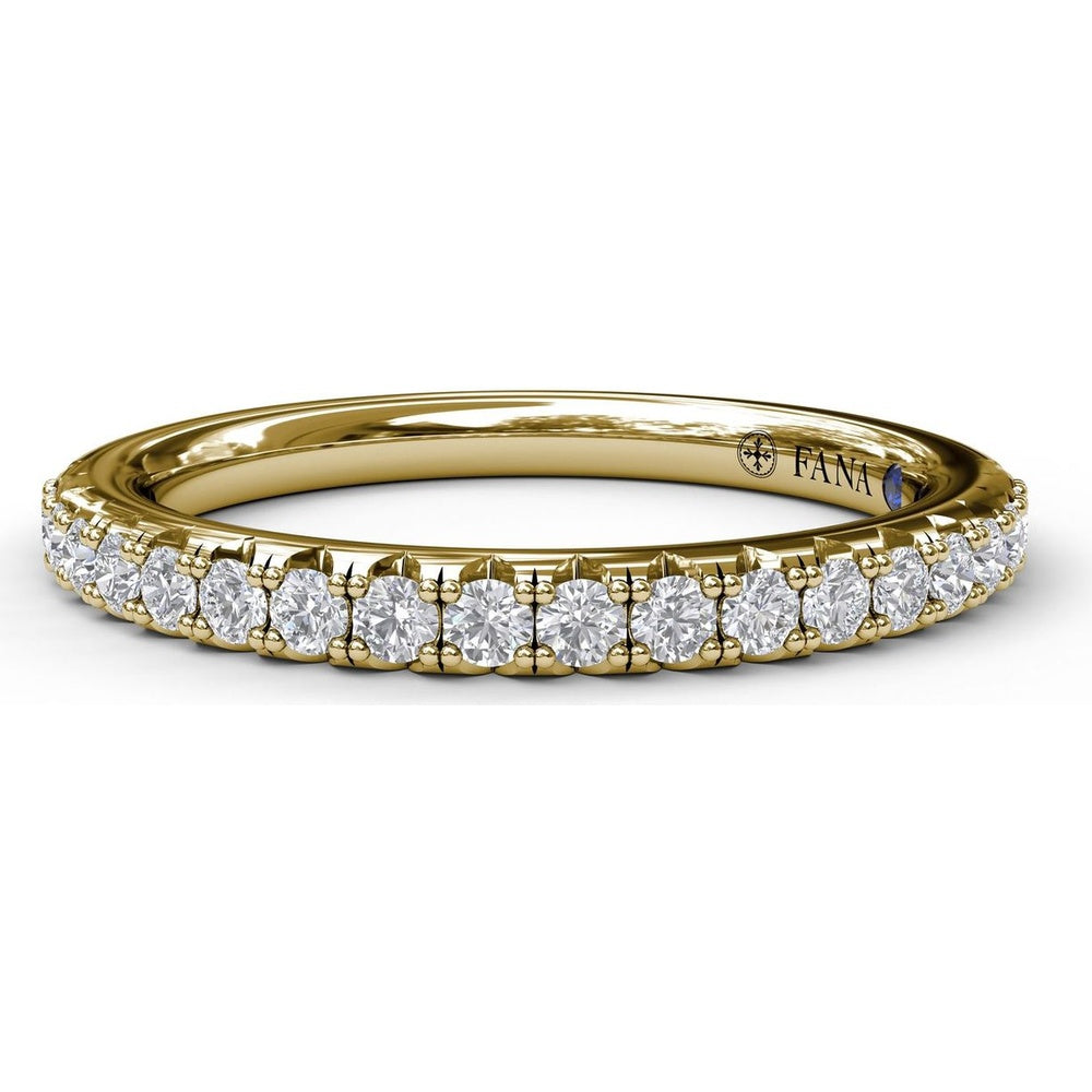 Shared-Prong Round Diamond Wedding Band by Fana - 0.36 Carat Total Diamond Weight