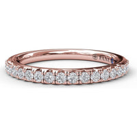 Shared-Prong Round Diamond Wedding Band by Fana - 0.36 Carat Total Diamond Weight
