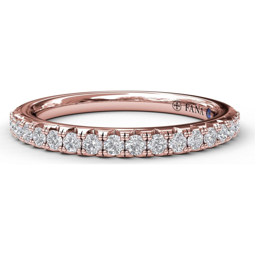 Shared-Prong Round Diamond Wedding Band by Fana - 0.36 Carat Total Diamond Weight
