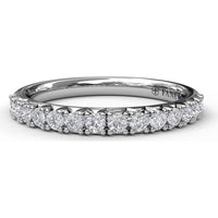 Shared-Prong Round Diamond Wedding Band by Fana - 0.40 Carat Total Diamond Weight
