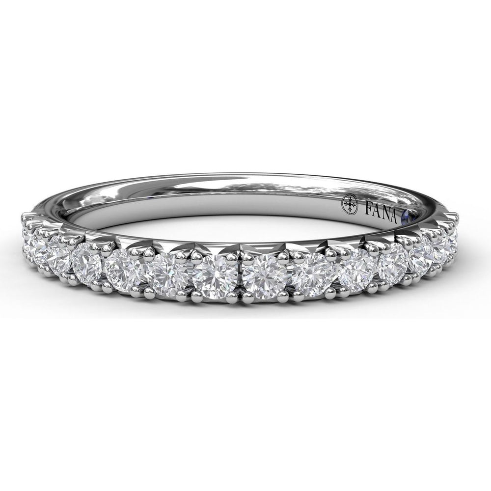 Shared-Prong Round Diamond Wedding Band by Fana - 0.40 Carat Total Diamond Weight