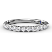 Shared-Prong Round Diamond Wedding Band by Fana - 0.40 Carat Total Diamond Weight