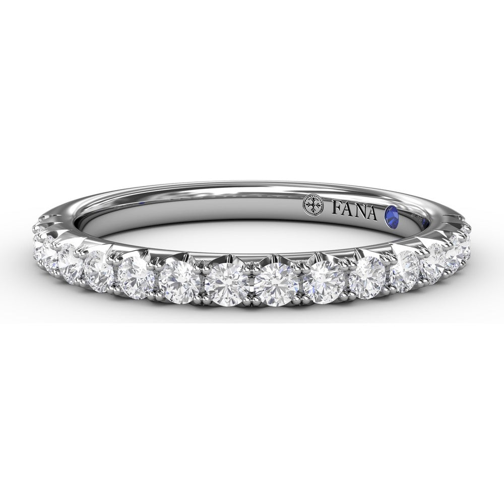 Shared-Prong Round Diamond Wedding Band by Fana - 0.40 Carat Total Diamond Weight