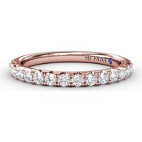 Shared-Prong Round Diamond Wedding Band by Fana - 0.40 Carat Total Diamond Weight