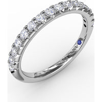 Shared-Prong Round Diamond Wedding Band by Fana - 0.40 Carat Total Diamond Weight