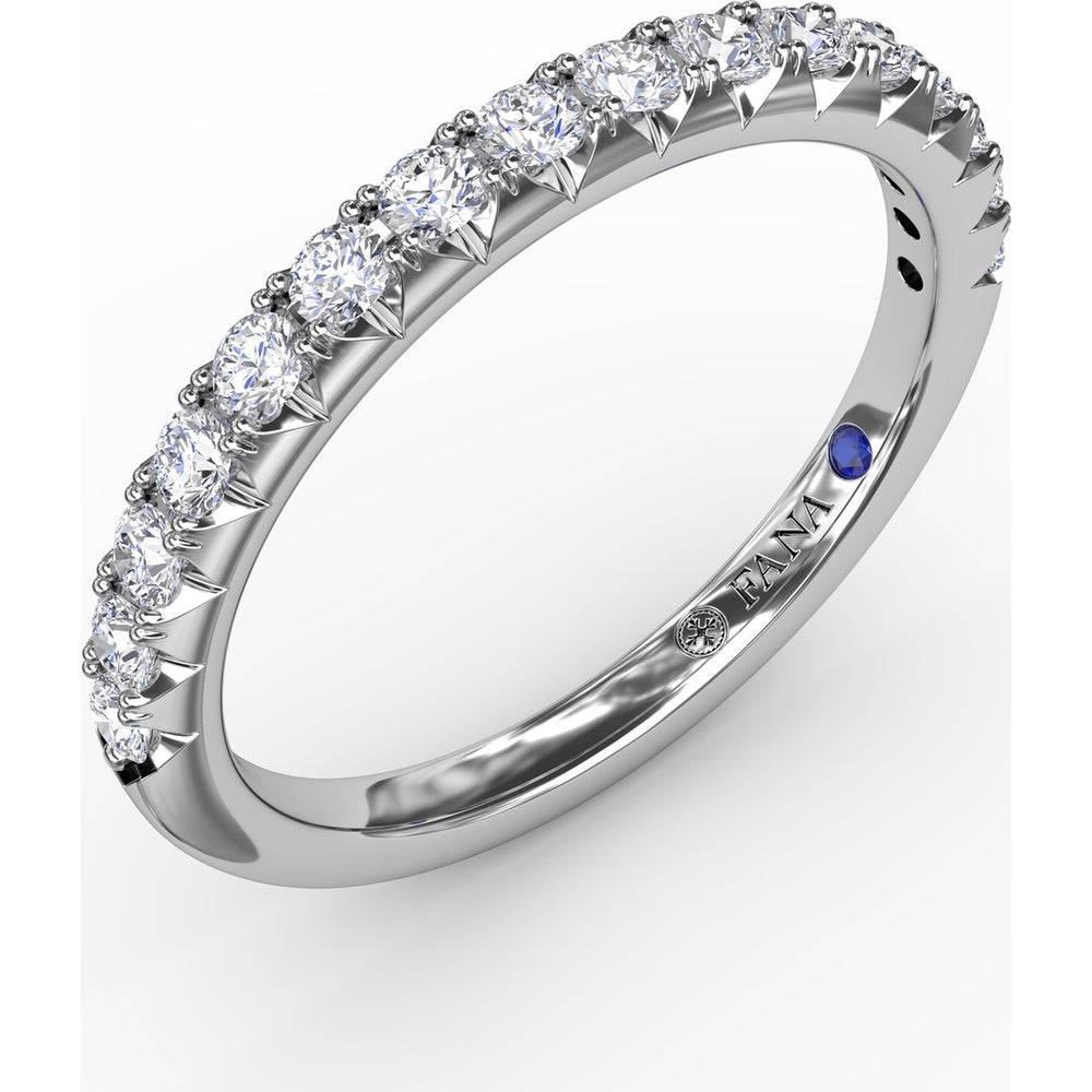 Shared-Prong Round Diamond Wedding Band by Fana - 0.40 Carat Total Diamond Weight