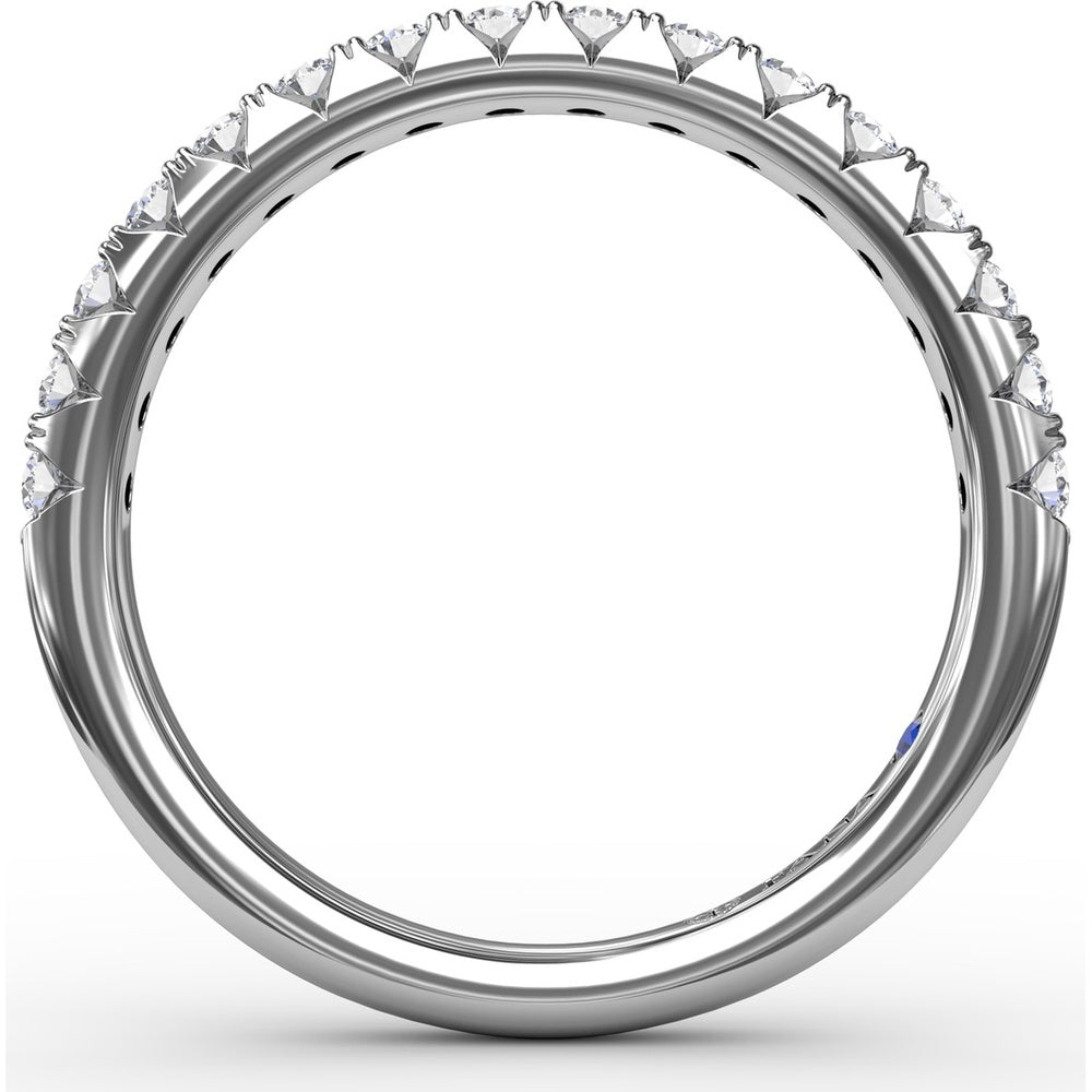 Shared-Prong Round Diamond Wedding Band by Fana - 0.40 Carat Total Diamond Weight