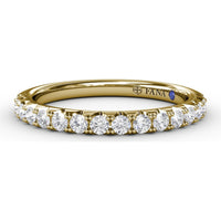 Shared-Prong Round Diamond Wedding Band by Fana - 0.40 Carat Total Diamond Weight