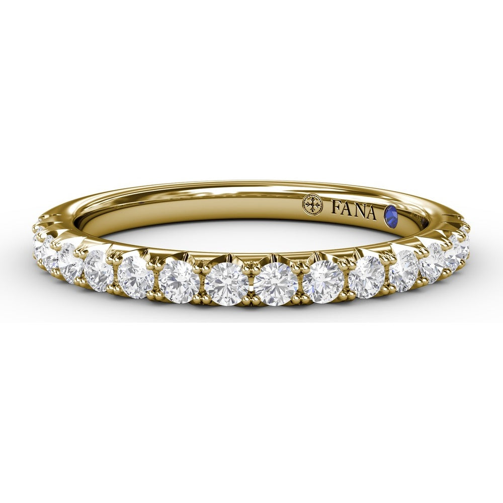 Shared-Prong Round Diamond Wedding Band by Fana - 0.40 Carat Total Diamond Weight