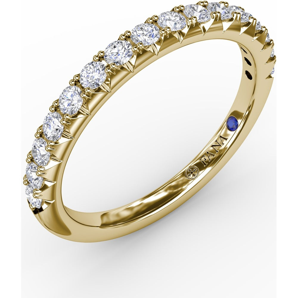 Shared-Prong Round Diamond Wedding Band by Fana - 0.40 Carat Total Diamond Weight