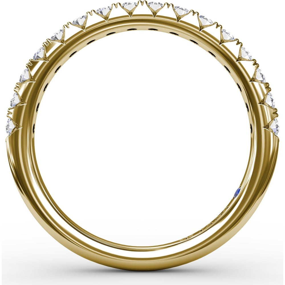 Shared-Prong Round Diamond Wedding Band by Fana - 0.40 Carat Total Diamond Weight
