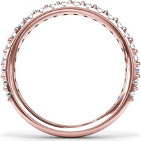 Shared-Prong Round Diamond Wedding Band by Fana - 0.44 Carat Total Diamond Weight