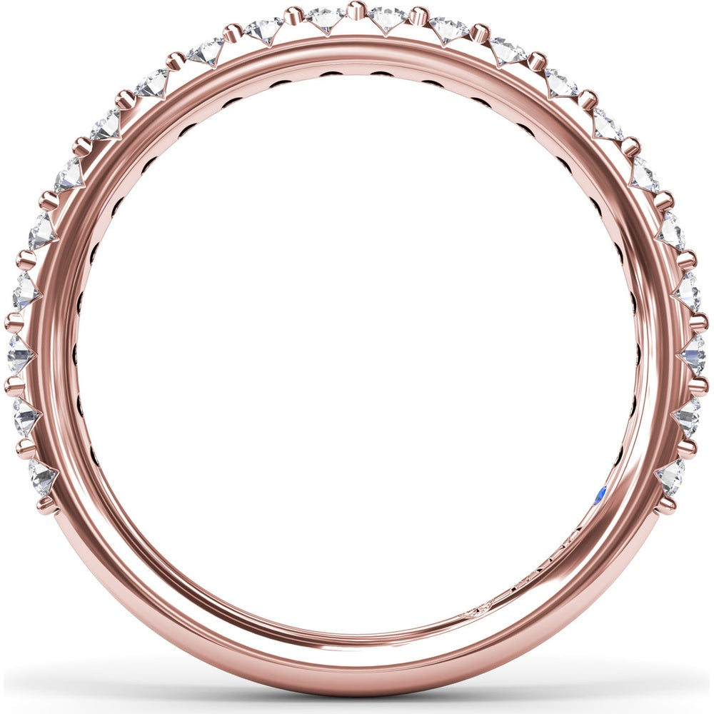 Shared-Prong Round Diamond Wedding Band by Fana - 0.44 Carat Total Diamond Weight
