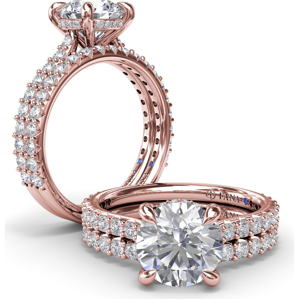 Shared-Prong Round Diamond Wedding Band by Fana - 0.44 Carat Total Diamond Weight