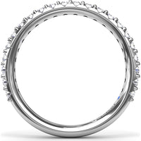 Shared-Prong Round Diamond Wedding Band by Fana - 0.44 Carat Total Diamond Weight