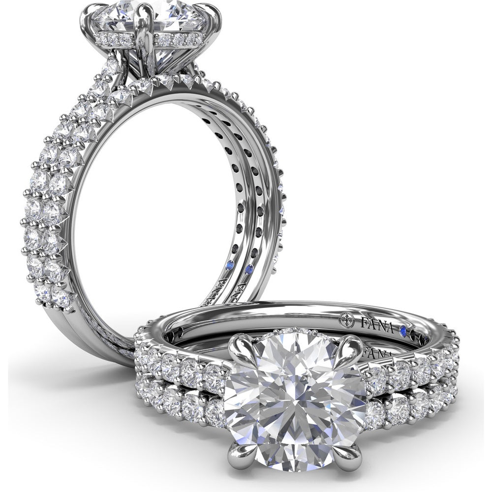 Shared-Prong Round Diamond Wedding Band by Fana - 0.44 Carat Total Diamond Weight