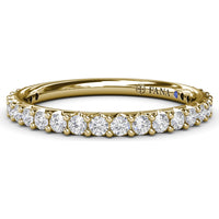 Shared-Prong Round Diamond Wedding Band by Fana - 0.44 Carat Total Diamond Weight