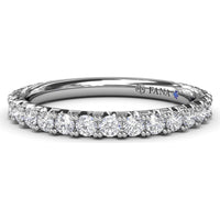 Shared-Prong Round Diamond Wedding Band by Fana - 0.69 Carat Total Diamond Weight