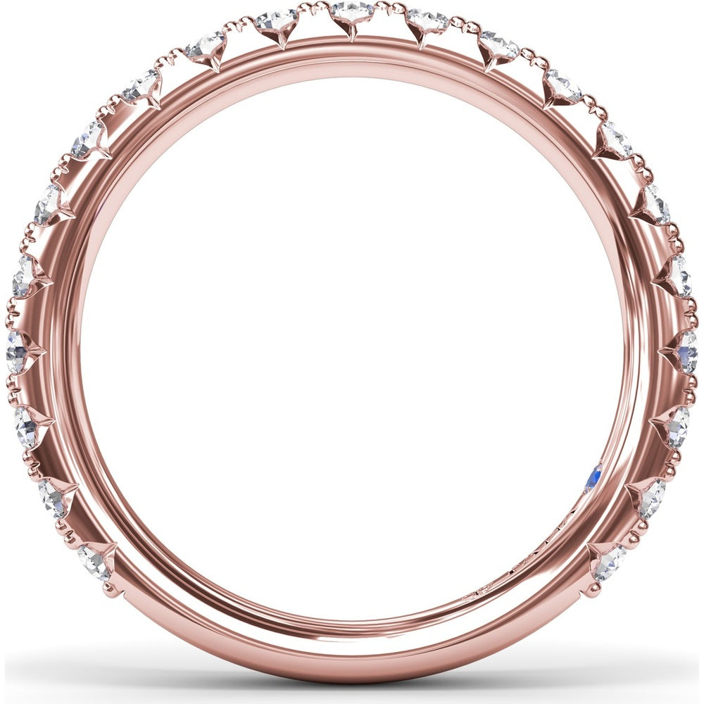 Shared-Prong Round Diamond Wedding Band by Fana - 0.89 Carat Total Diamond Weight