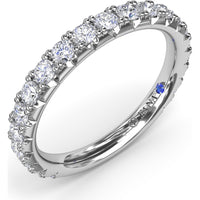 Shared-Prong Round Diamond Wedding Band by Fana - 0.89 Carat Total Diamond Weight