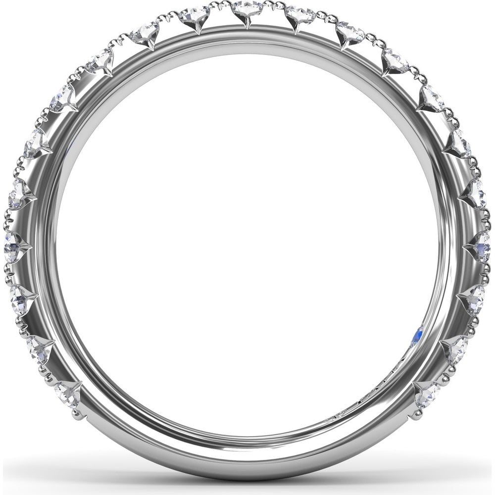 Shared-Prong Round Diamond Wedding Band by Fana - 0.89 Carat Total Diamond Weight