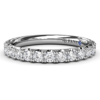 Shared-Prong Round Diamond Wedding Band by Fana - 0.89 Carat Total Diamond Weight