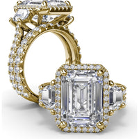Shared-Prong Round Diamond Wedding Band by Fana - 0.89 Carat Total Diamond Weight