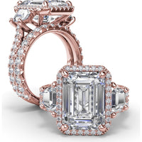 Shared-Prong Round Diamond Wedding Band by Fana - 0.89 Carat Total Diamond Weight