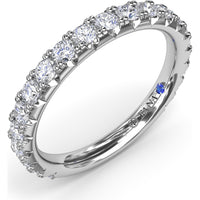 Shared-Prong Round Diamond Wedding Band by Fana - 0.89 Carat Total Diamond Weight