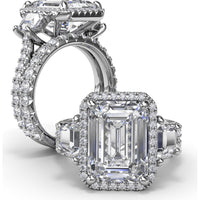 Shared-Prong Round Diamond Wedding Band by Fana - 0.89 Carat Total Diamond Weight