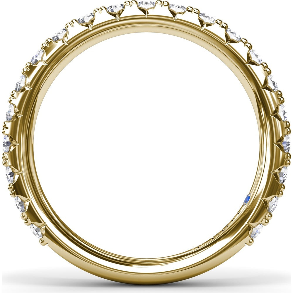 Shared-Prong Round Diamond Wedding Band by Fana - 0.89 Carat Total Diamond Weight
