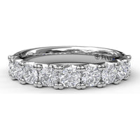 Shared-Prong Round Diamond Wedding Band by Fana - 1.16 Carat Total Diamond Weight