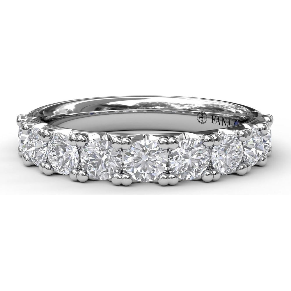 Shared-Prong Round Diamond Wedding Band by Fana - 1.16 Carat Total Diamond Weight