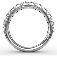 Shared-Prong Round Diamond Wedding Band by Fana - 1.16 Carat Total Diamond Weight