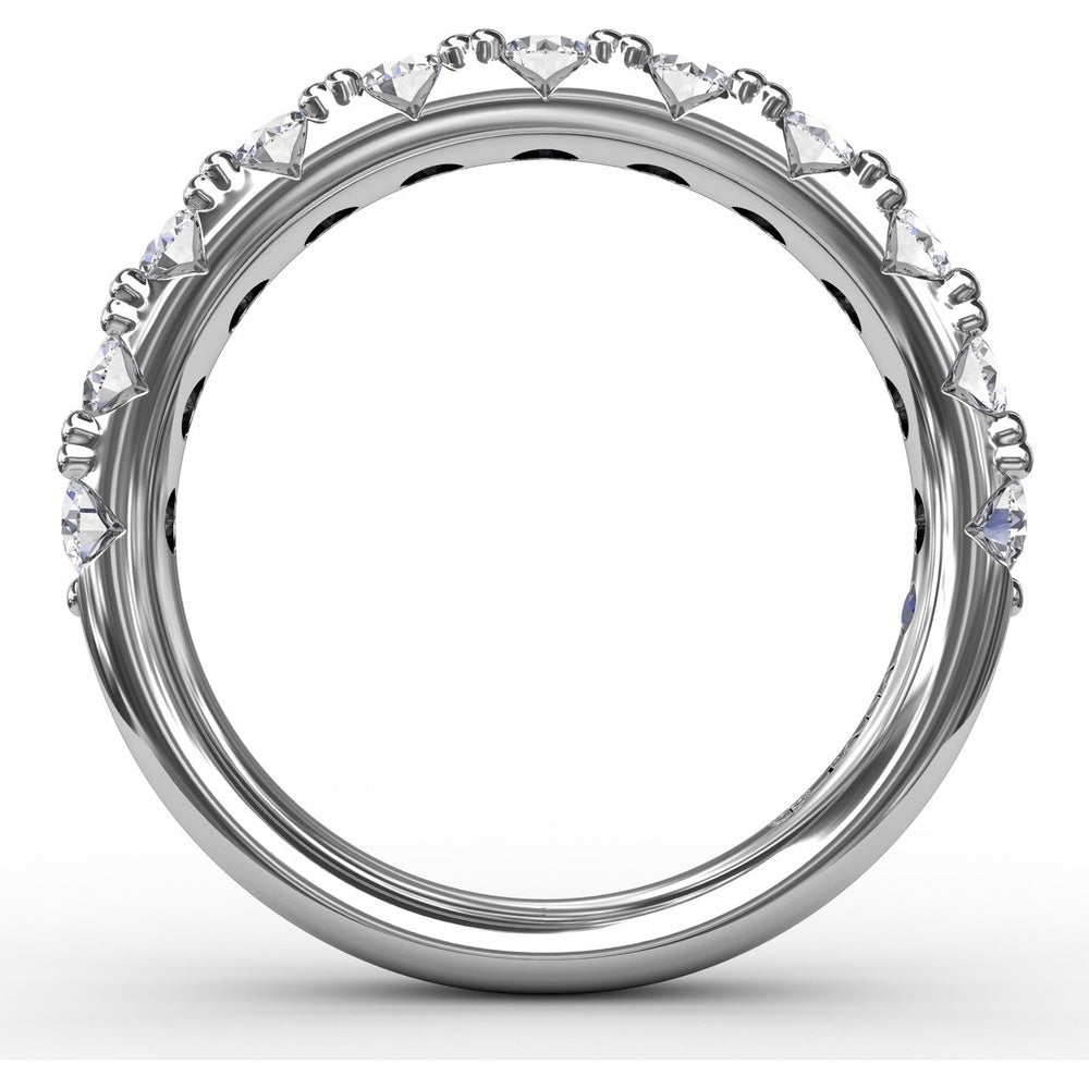 Shared-Prong Round Diamond Wedding Band by Fana - 1.16 Carat Total Diamond Weight