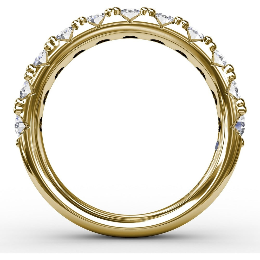 Shared-Prong Round Diamond Wedding Band by Fana - 1.16 Carat Total Diamond Weight
