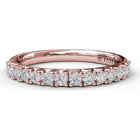 Shared-Prong Set Round Diamond Band by Fana - 0.40 Carat Total Diamond Weight