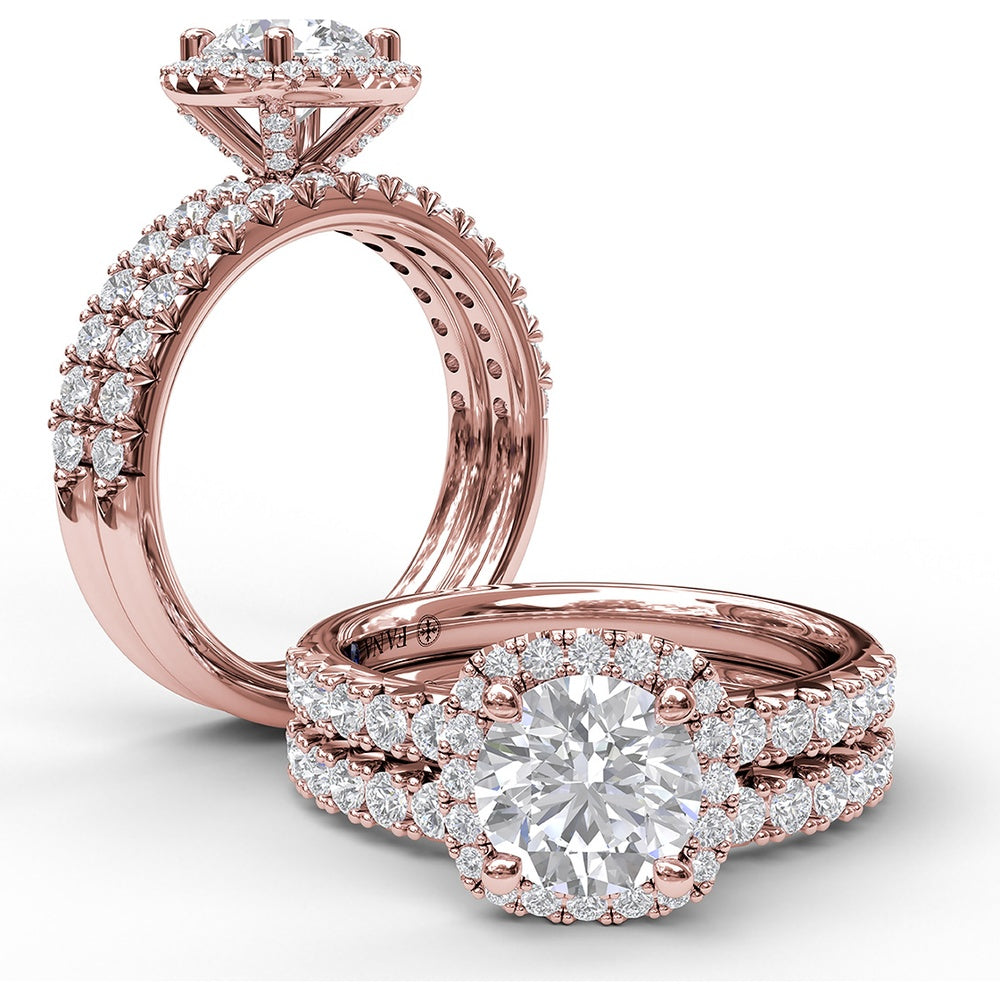 Shared-Prong Set Round Diamond Band by Fana - 0.40 Carat Total Diamond Weight