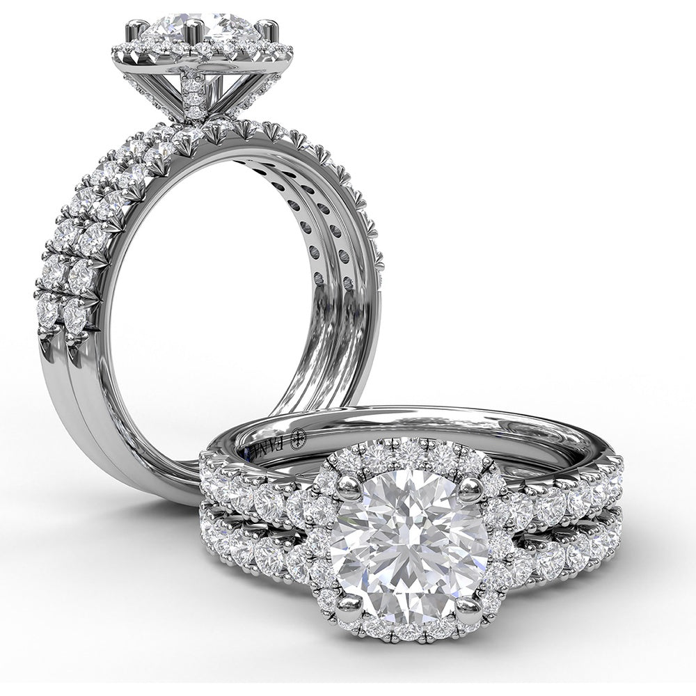 Shared-Prong Set Round Diamond Band by Fana - 0.40 Carat Total Diamond Weight