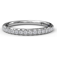 Shared-Prong Set Round Diamond Wedding Band by Fana - 0.25 Carat Total Diamond Weight