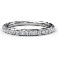 Shared-Prong Set Round Diamond Wedding Band by Fana - 0.28 Carat Total Diamond Weight