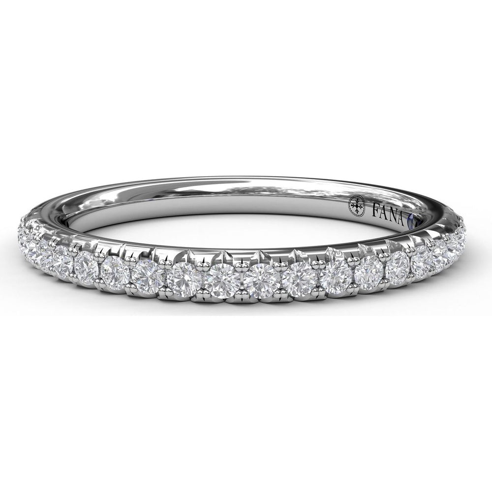 Shared-Prong Set Round Diamond Wedding Band by Fana - 0.28 Carat Total Diamond Weight
