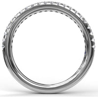 Shared-Prong Set Round Diamond Wedding Band by Fana - 0.28 Carat Total Diamond Weight
