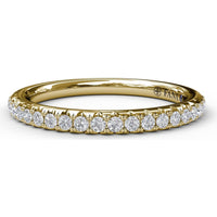 Shared-Prong Set Round Diamond Wedding Band by Fana - 0.28 Carat Total Diamond Weight